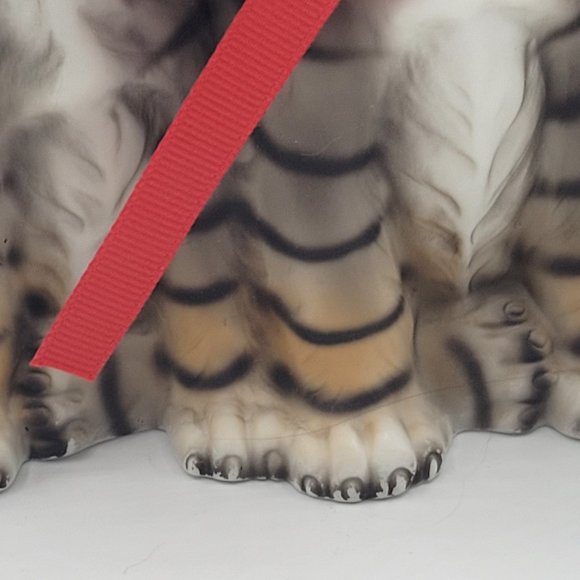 Harvey Knox 3 Tiger Stripe Kitty Cat Kitten Figurine - Picture 5 of 12